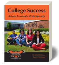 Cover for College Success: Auburn University at Montgomery 1