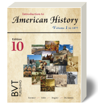Introduction to American History Volume 1  10e - Textbook 