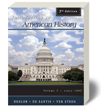 Cover for Introduction to American History Volume 2 7