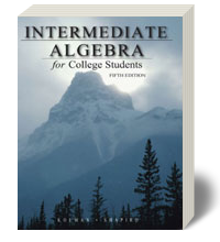 Cover for Intermediate Algebra for College Students 5